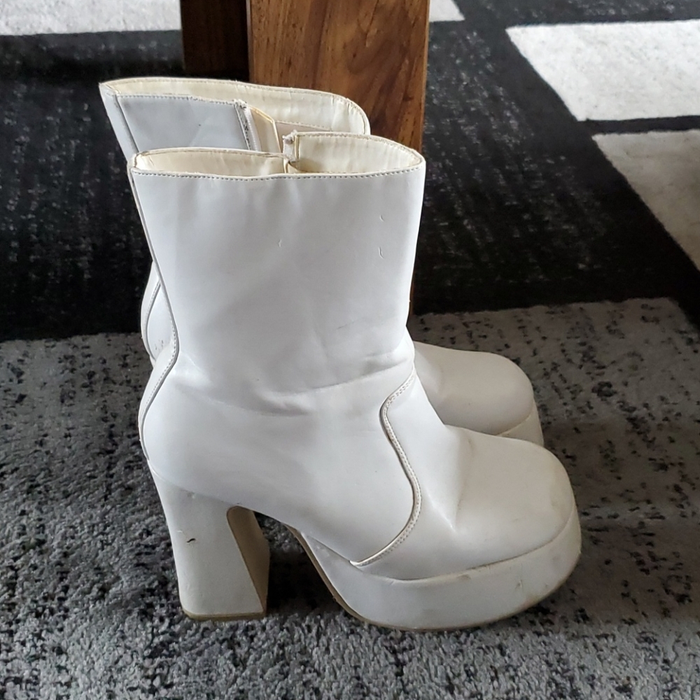 White boots